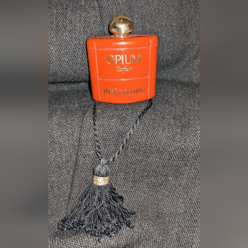 Dead stock YSL Opium parfum tiny Vintage Rare 1980 Yves Saint Laurent